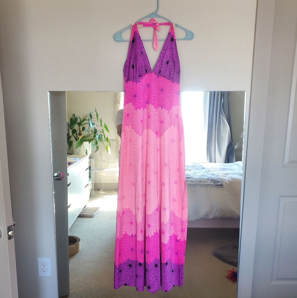 Vintage 70s De Weese Swim Dress 12/34